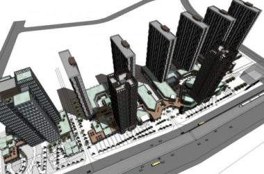 Sketchup综合体模型|高层商业综合体，现代风格-BIM建筑网