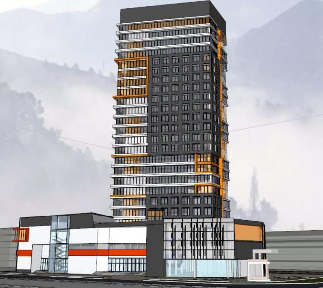 Sketchup办公模型|高层写字楼，商业广场，现代风格