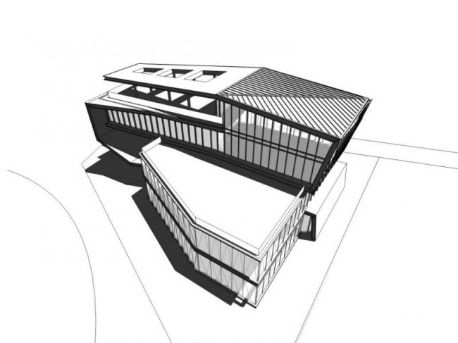 Sketchup商业模型|多层会所，现代风格