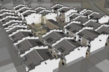 Sketchup住宅模型|多层住宅，东方新古典，现代中式风格-BIM建筑网