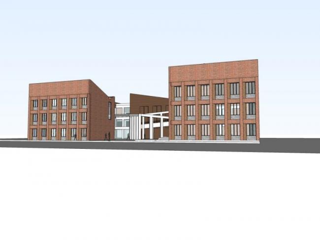 Sketchup办公模型|多层办公楼，现代风格