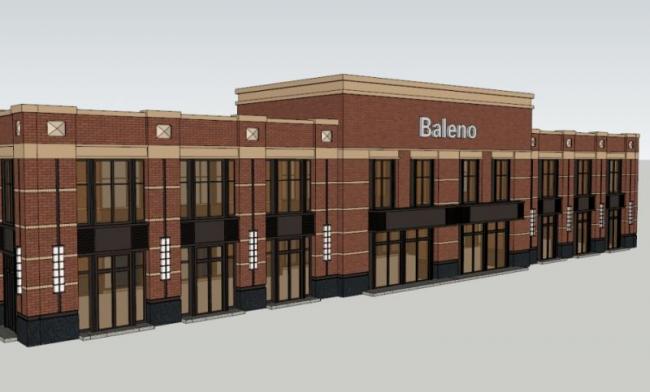 Sketchup商业模型|低层商业建筑，现代风格