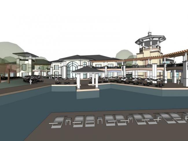 Sketchup商业模型|会所，欧式古典风格