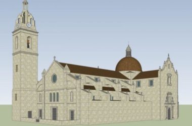 Sketchup文化模型|多层教堂，文化建筑，古典风格-BIM建筑网