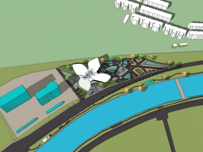 Sketchup文化模型|多层展览馆，文化建筑，现代风格