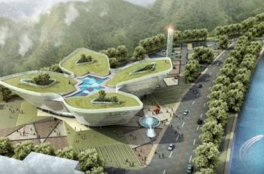 Sketchup文化模型|多层展览馆，文化建筑，现代风格-BIM建筑网