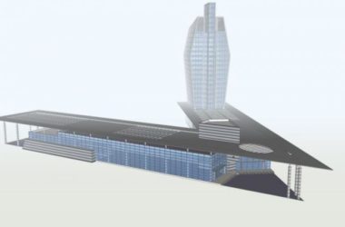 Sketchup综合体模型|多高层商业综合体，现代风格-BIM建筑网