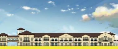 Sketchup商业模型|多层商业街，西班牙古典风格-BIM建筑网