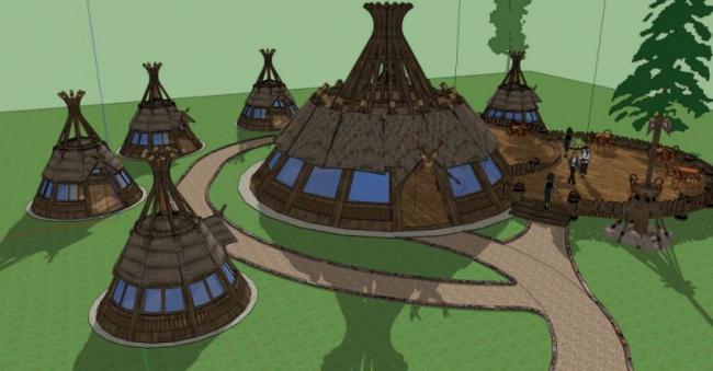 Sketchup文化模型|多层博物馆，文化建筑，古典风格