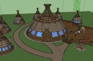 Sketchup文化模型|多层博物馆，文化建筑，古典风格-BIM建筑网