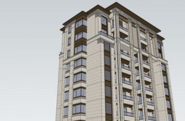 Sketchup住宅模型|高层住宅，居住建筑，古典风格-BIM建筑网