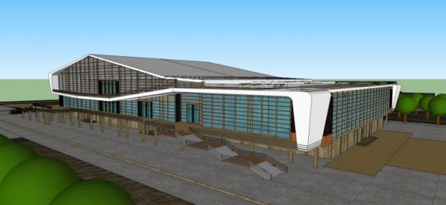 Sketchup商业模型|多层会所，现代风格