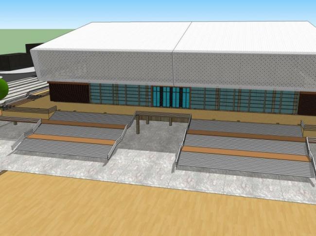 Sketchup商业模型|多层会所，现代风格