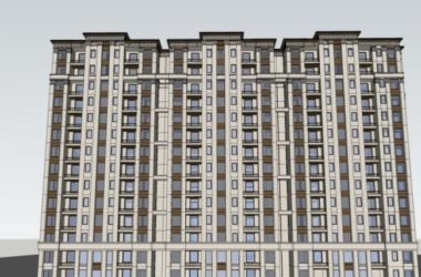 Sketchup住宅模型|高层住宅，居住建筑，古典风格-BIM建筑网