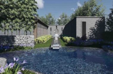 Sketchup景观模型|四合院景观，中式风格-BIM建筑网