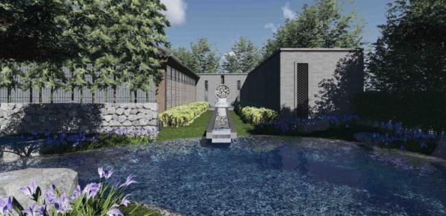 Sketchup景观模型|四合院景观，中式风格