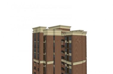 Sketchup住宅模型|高层住宅，古典风格-BIM建筑网