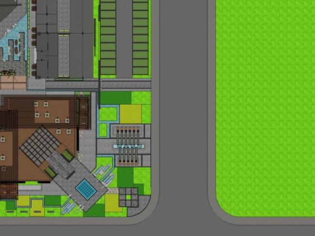 Sketchup商业模型|多层商业街，中式风格