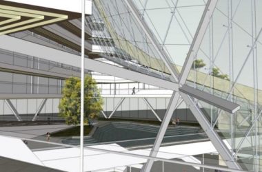 Sketchup办公模型|多高层办公楼，现代风格-BIM建筑网