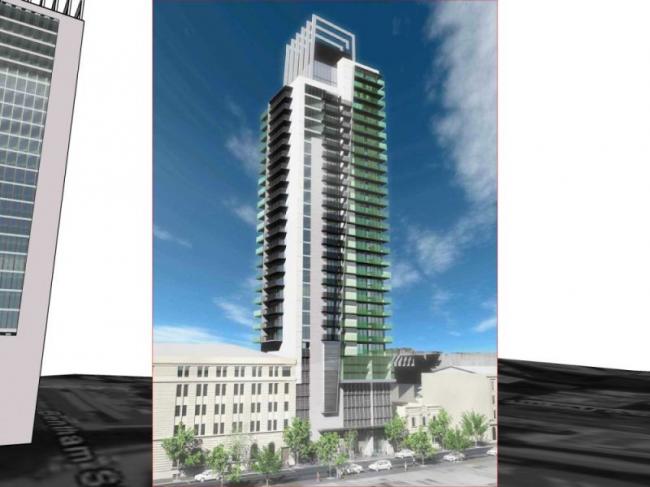 Sketchup办公模型|超高层办公楼，现代风格