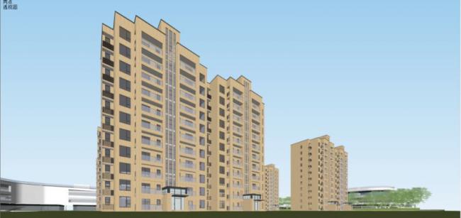 Sketchup综合体模型|多高层商业综合体，现代风格