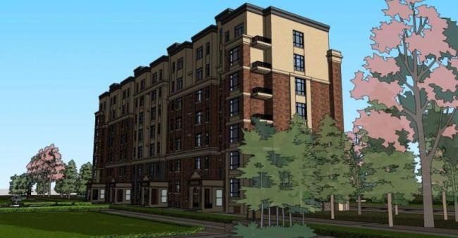 Sketchup住宅模型|多层住宅，古典风格