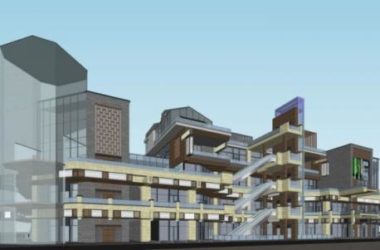 Sketchup综合体模型|高层商业办公综合体，现代风格-BIM建筑网