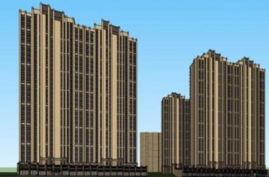 Sketchup住宅模型|超高层住宅，底层商业，新古典风格-BIM建筑网