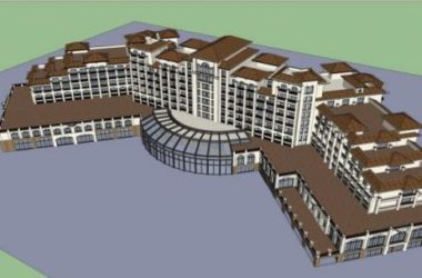 Sketchup酒店模型|多层酒店，西班牙，古典风格-BIM建筑网