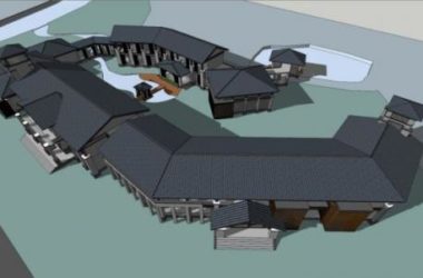 Sketchup商业模型|多层商业会所，现代中式风格-BIM建筑网