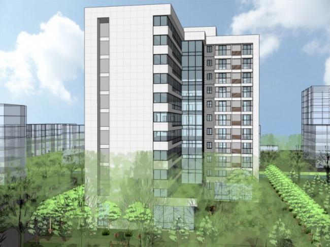 Sketchup住宅模型|高层公寓，现代风格