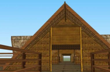 Sketchup文化模型|多层游客中心，文化建筑，古典风格-BIM建筑网