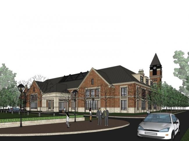 Sketchup商业模型|多层会所，古典风格