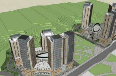 Sketchup综合体模型|超高层商业综合体，现代风格-BIM建筑网