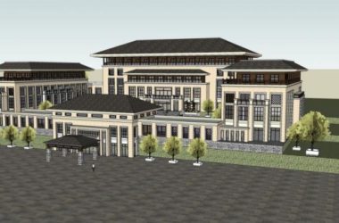 Sketchup酒店模型|多层酒店，现代中式风格-BIM建筑网