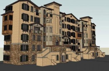 Sketchup住宅模型|多层住宅，地中海风格，古典风格-BIM建筑网