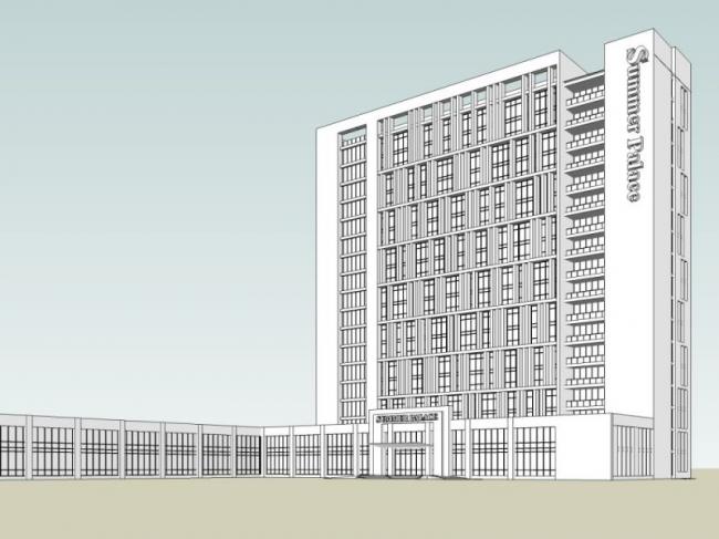 Sketchup酒店模型|高层酒店，现代风格