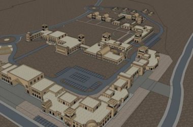 Sketchup商业模型|商业街，古典风格-BIM建筑网