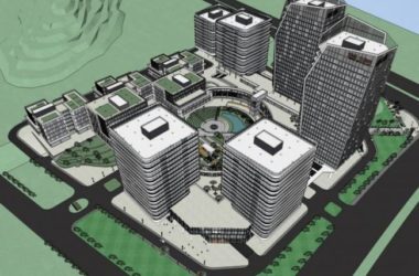 Sketchup综合体模型|多层高层混合后商业综合体，现代风格-BIM建筑网