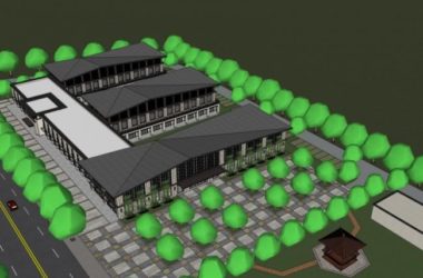 Sketchup文化模型|多层文化馆，文化建筑，中式风格-BIM建筑网