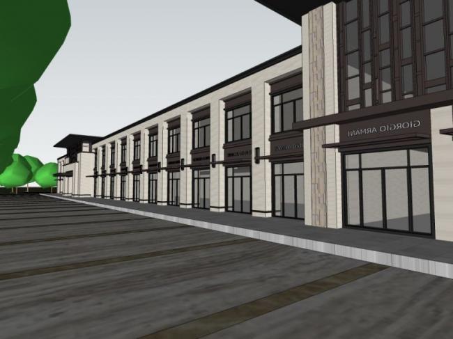 Sketchup文化模型|多层文化馆，文化建筑，中式风格