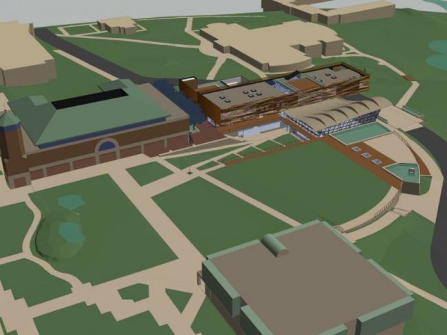 Sketchup商业模型|多层会所，现代风格