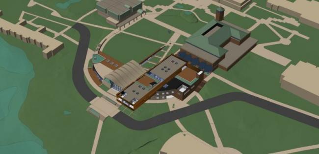 Sketchup商业模型|多层会所，现代风格