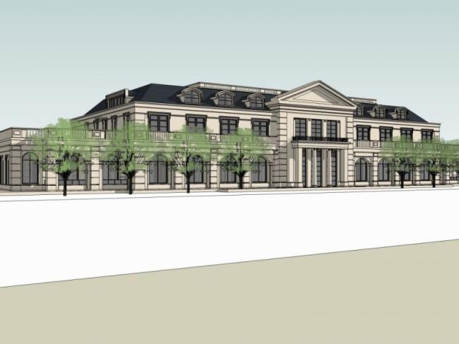 Sketchup商业模型|会所，法式，古典风格