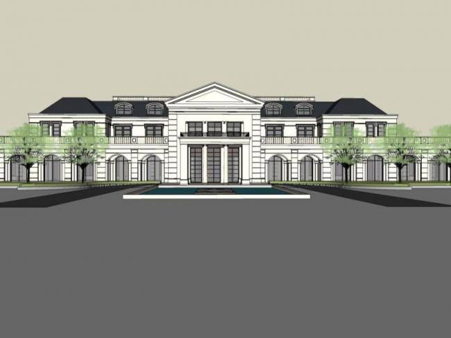 Sketchup商业模型|会所，法式，古典风格