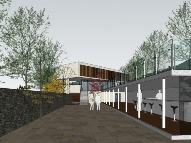 Sketchup商业模型|低层会所，现代风格