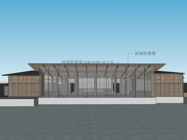 Sketchup商业模型|会所，现代风格