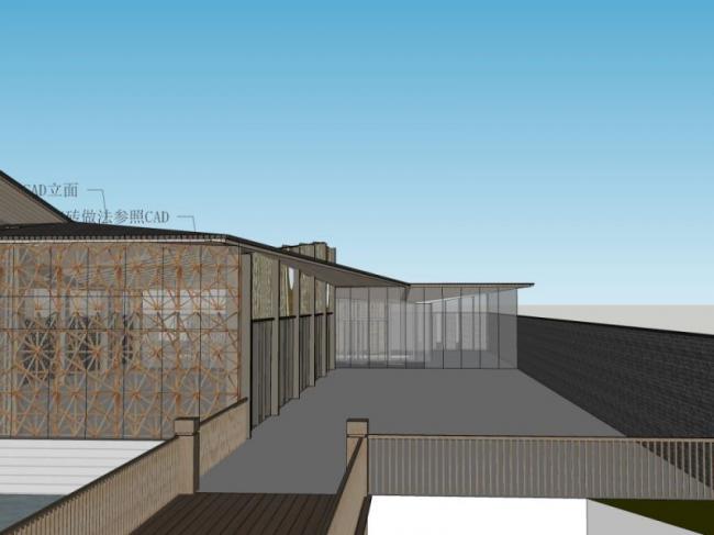 Sketchup商业模型|会所，现代风格