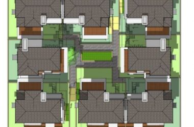 Sketchup住宅模型|多层住宅，小区，中式风格-BIM建筑网