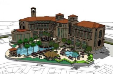 Sketchup酒店模型|多层酒店，西班牙风格，古典风格-BIM建筑网